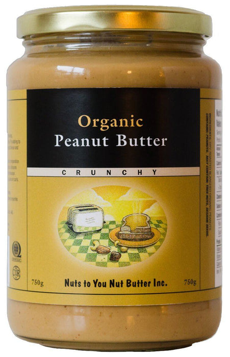 NUTS TO YOU Org Peanut Butter Crunchy 750g