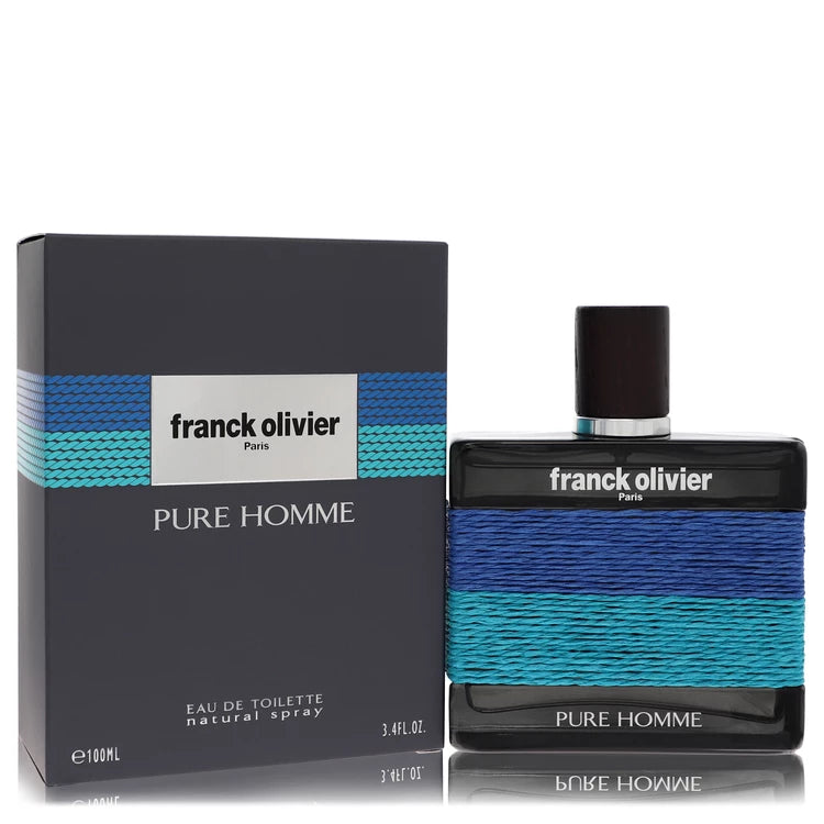 Franck Olivier Pure Homme Eau De Toilette Spray By Franck Olivier 3.4 oz Eau De Toilette Spray