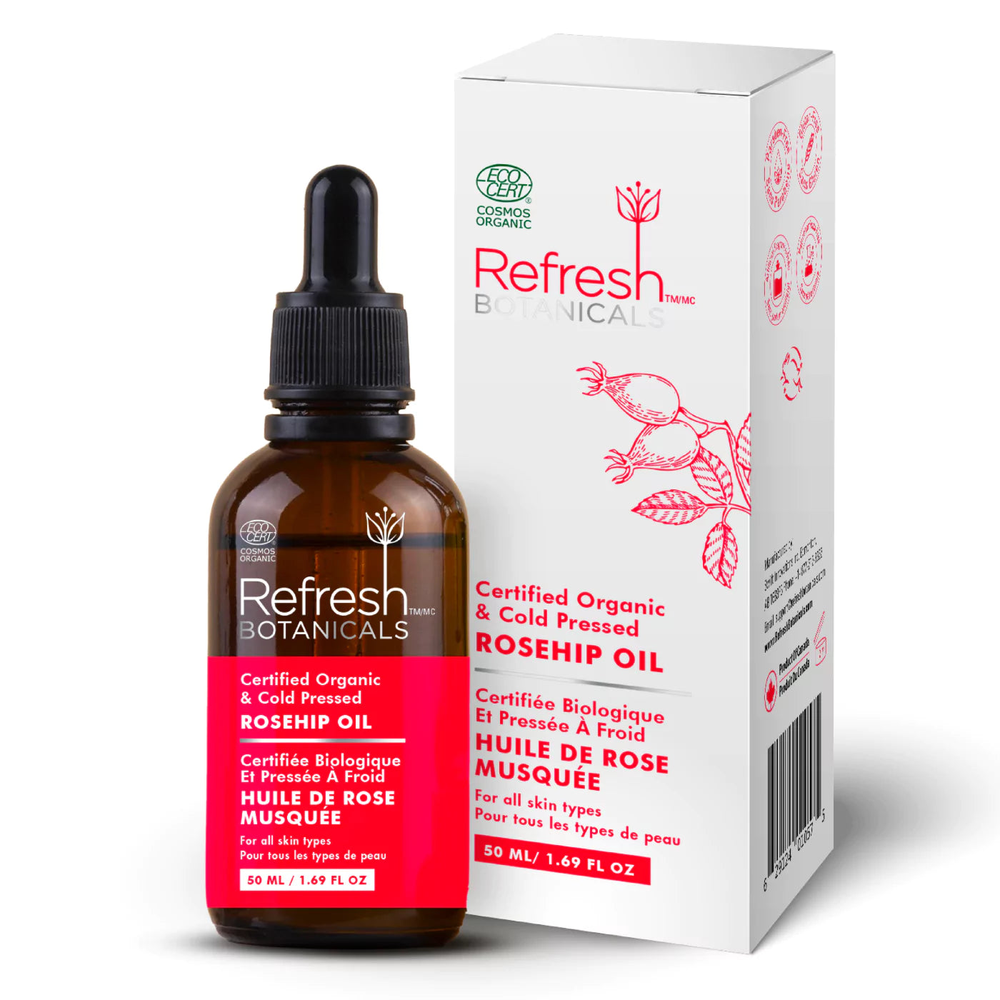 REFRESH BOTANICALS Rosehip Oil, 50ml