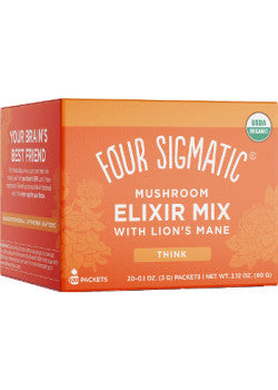 FOUR SIGMATIC Mushroom Elixir Mix - THINK with Lion's Mane 20 x 3 g sachets