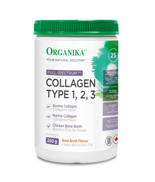 Organika   FULL SPECTRUM COLLAGEN TYPE 1,2,3 250G
