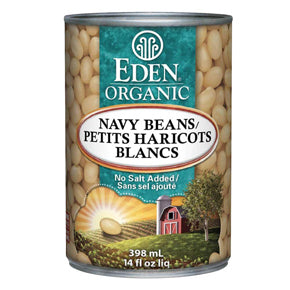 Eden Foods   Organic Beans & Legumes   Navy Beans398ML