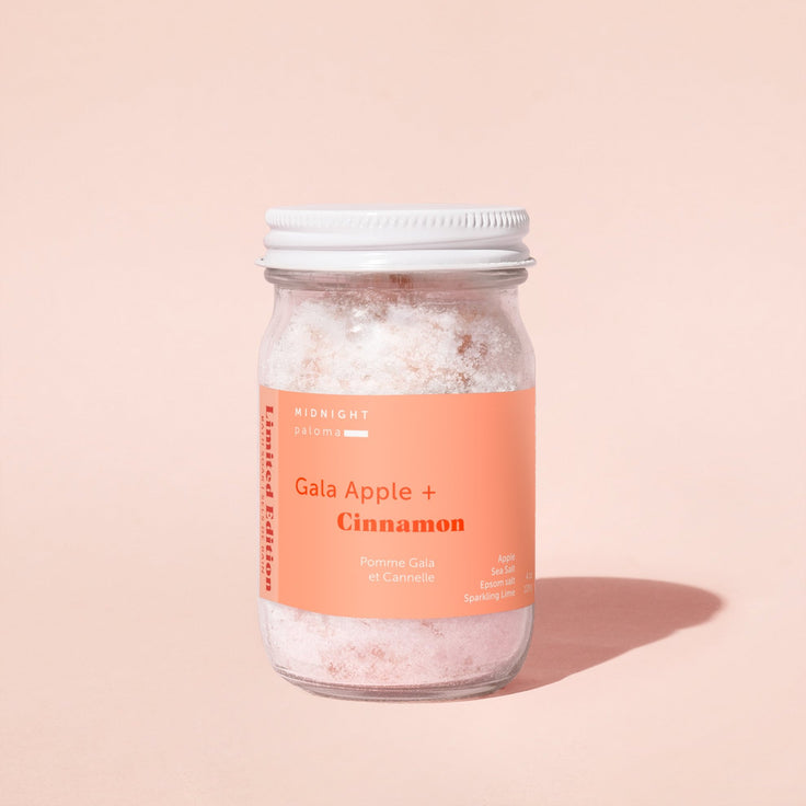 Midnight Paloma - HOLIDAY COLLECTION - Gala Apple + Cinnamon Bath Soak 12oz
