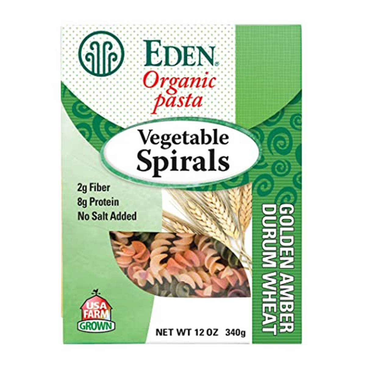 EDEN FOODS Org Vegetable Spirals 340g