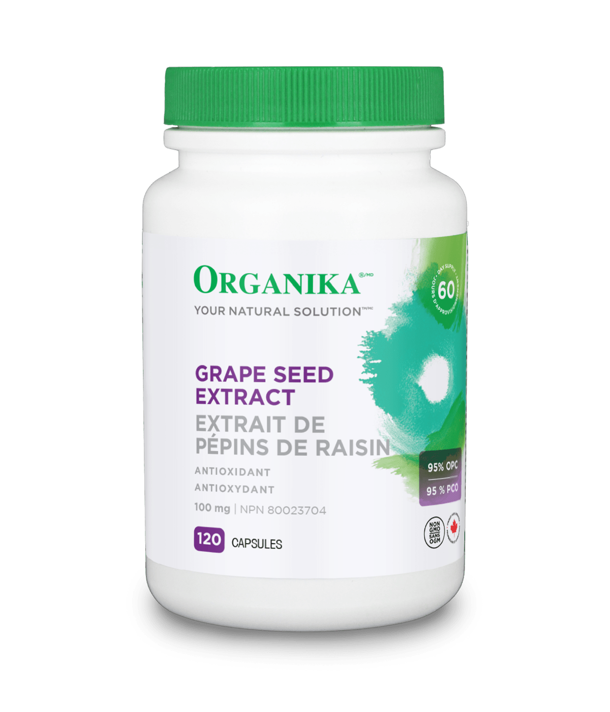 Organika GRAPE SEED EXTRACT 100MG 120CAP