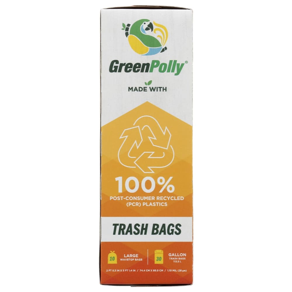 BIOBAG Large WaveTop 113L Trash Bags 10ct