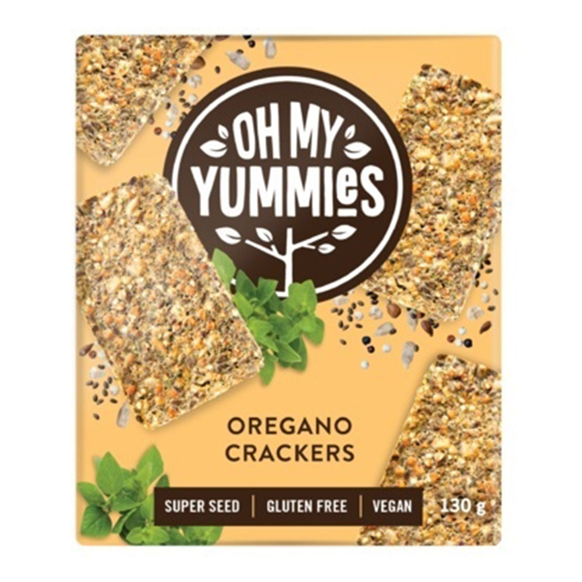 Oh My Yummies_Oh My Yummy - Organic Oregano Crackers_130g