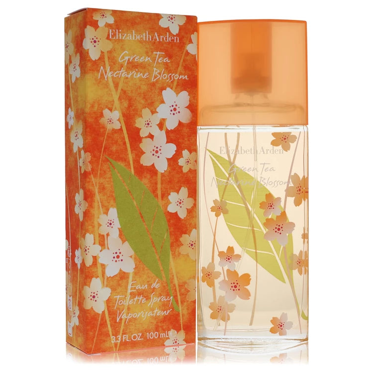 Green Tea Nectarine Blossom Eau De Toilette Spray By Elizabeth Arden 3.3 oz Eau De Toilette Spray
