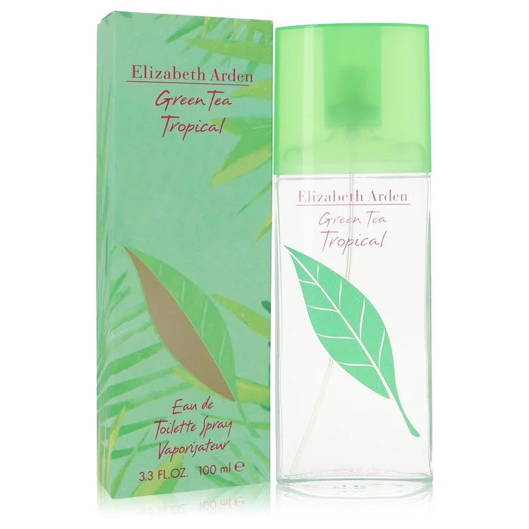 Green Tea Tropical Eau De Toilette Spray By Elizabeth Arden 3.3 oz Eau De Toilette Spray