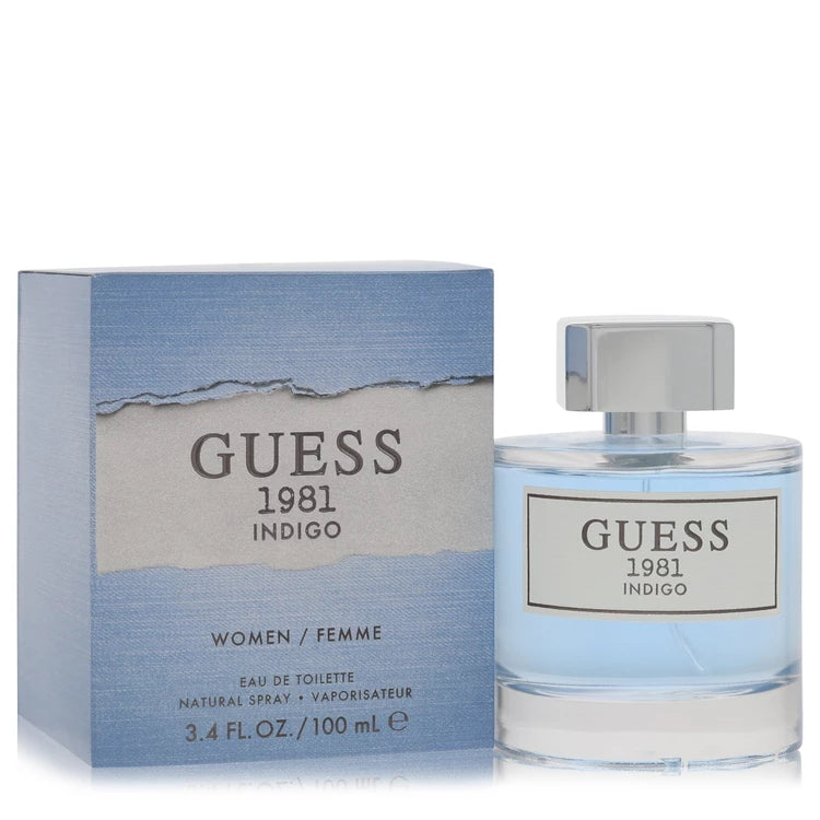 Guess 1981 Indigo Eau De Toilette Spray By Guess 3.4 oz Eau De Toilette Spray