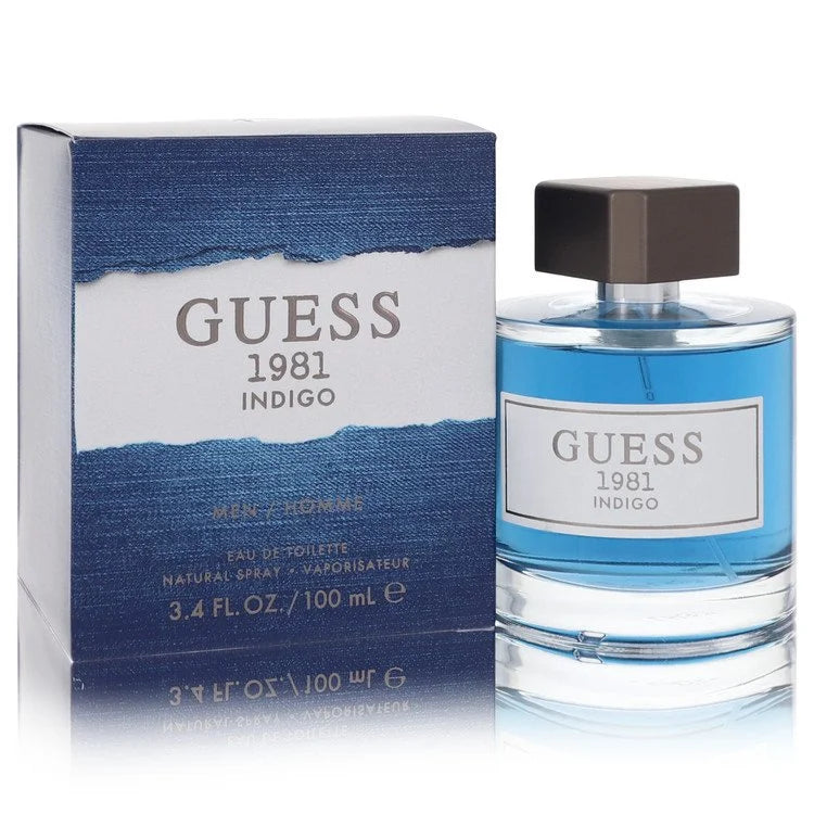 Guess 1981 Indigo Eau De Toilette Spray By Guess 3.4 oz Eau De Toilette Spray