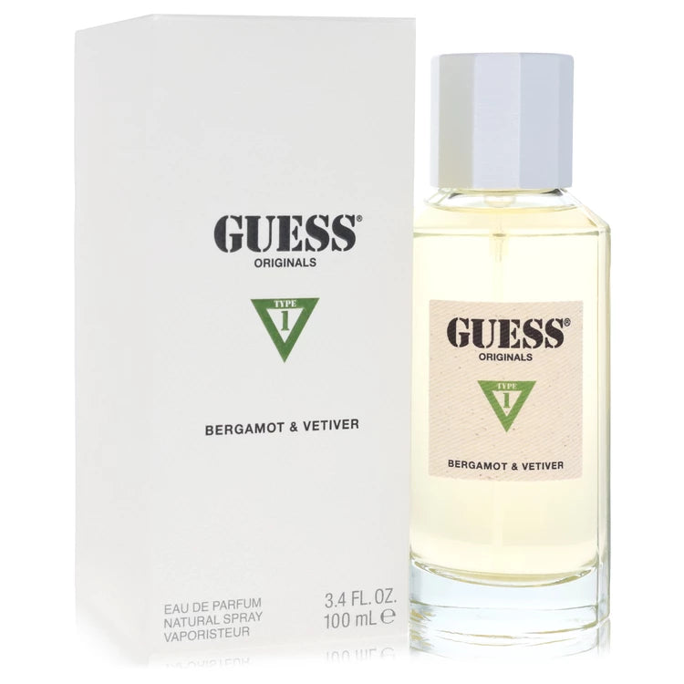 Guess Men Guess Originals Type 1 Bergamot & Vetiver 100 ml Eau De Parfum Spray