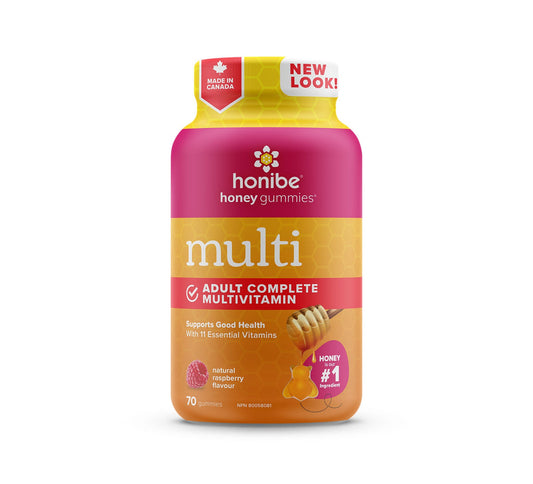 HONIBE    Honey Gummies    HONIBE    Honey Gummies    Adult Complete & Immune Boost 70ct