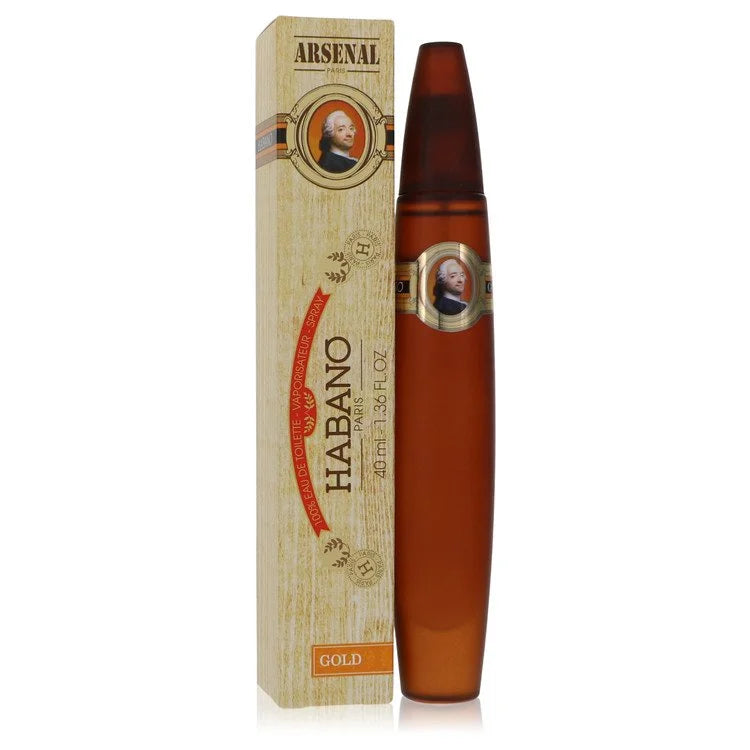 Habano Gold Eau De Toilette Spray By Gilles Cantuel 1.36 oz Eau De Toilette Spray