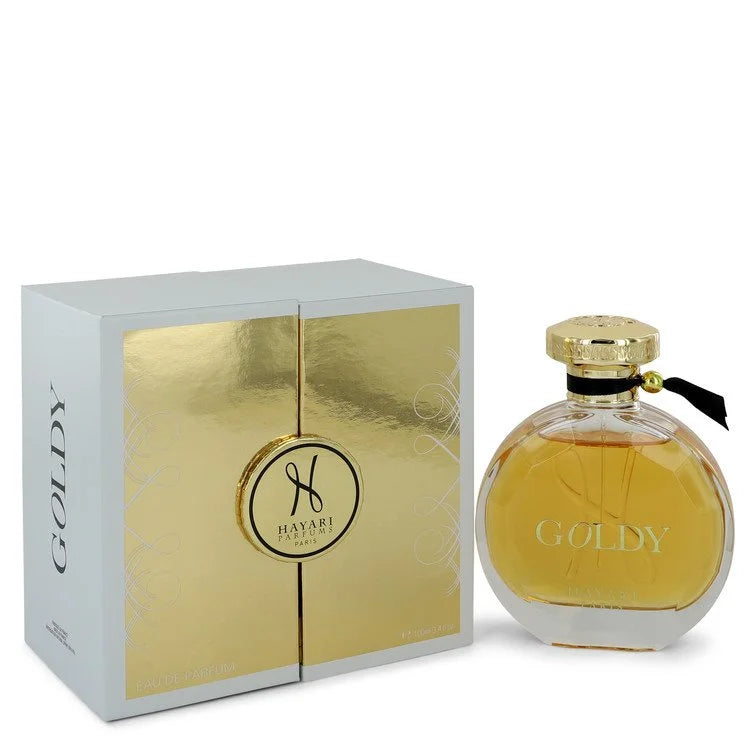 Hayari Goldy Eau De Parfum Spray By Hayari 3.4 oz Eau De Parfum Spray