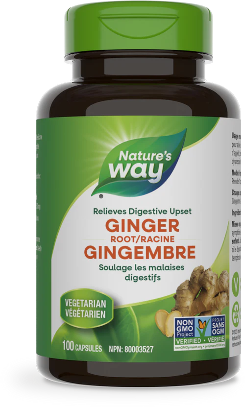 Nature's Way - Ginger Root - 100 Veg Caps