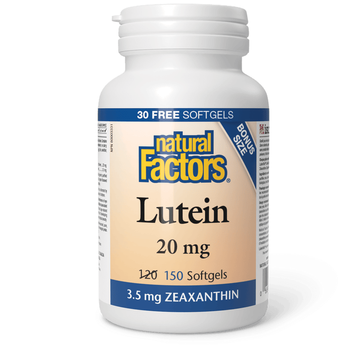 Natural Factors   Lutein 20 mg   150 sglssgls