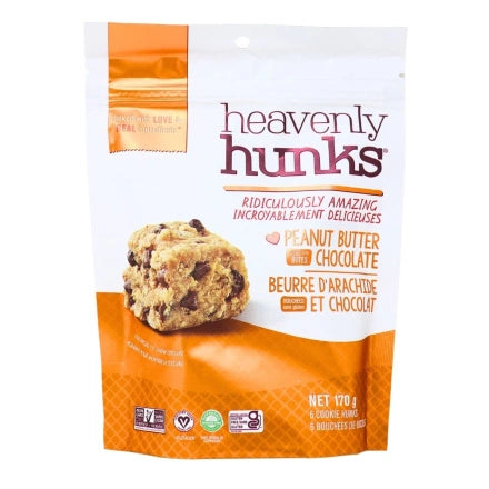 Heavenly Hunks Heavenly Hunks Flavour: Peanut Butter Chocolate
Container Size: 170 g Case of 6