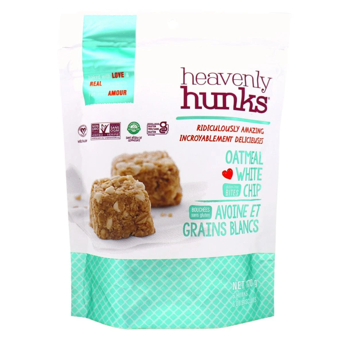 Heavenly Hunks Heavenly Hunks Oatmeal White Chip 170 g