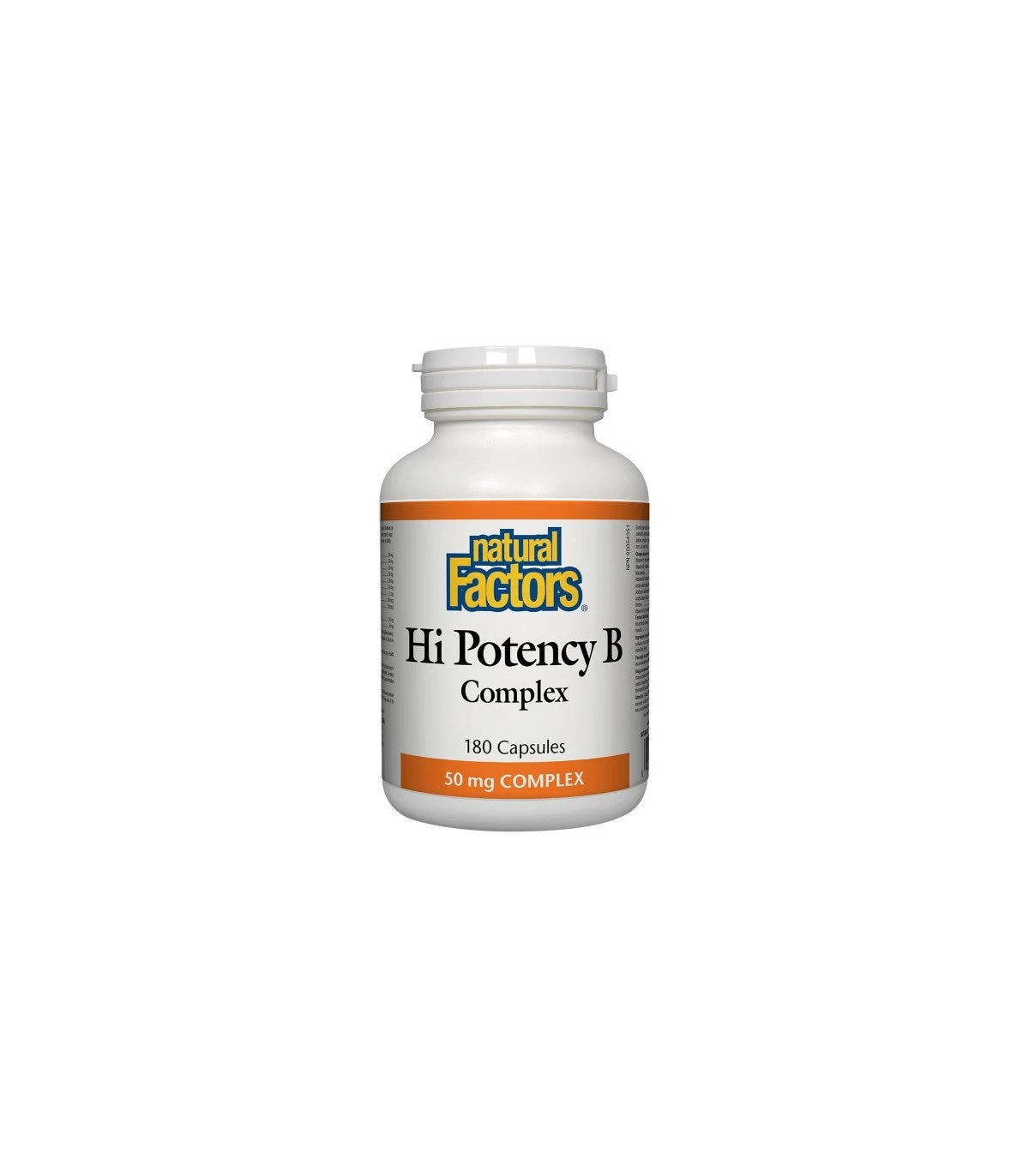 Natural Factors   Hi Potency B 50 mg Complex   180 capscaps