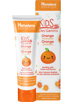 Himalaya Wellness Himalaya Kids Toothpaste (Bilingual) Flavour: Orange
Container Size: 113 g Each