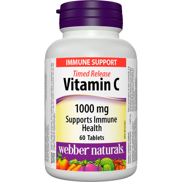 Webber Naturals - Vitamin C Timed Release - 60 Tablets