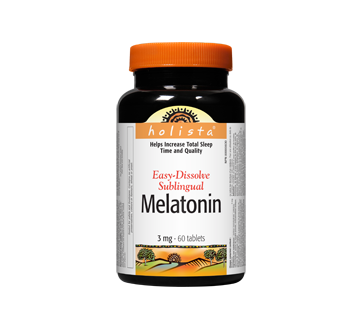 Holista - Melatonin Easy-Dissolve 3 mg - 60 Sublingual Tablets