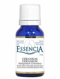 ESSENCIA    Geranium (Pelargonium graveolens)    15 ml