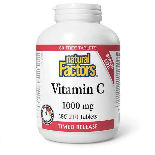 Natural Factors Vitamin C 1000 mg Time Release 210 tabs