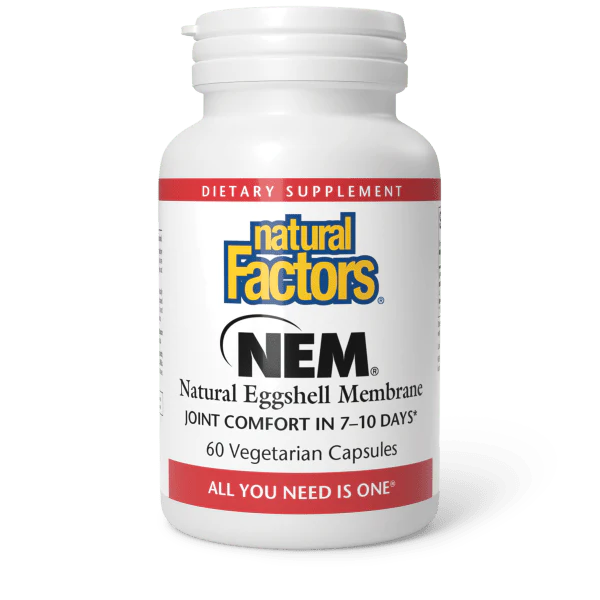 Natural Factors NEM® Natural Eggshell Membrane 500 mg 60 caps