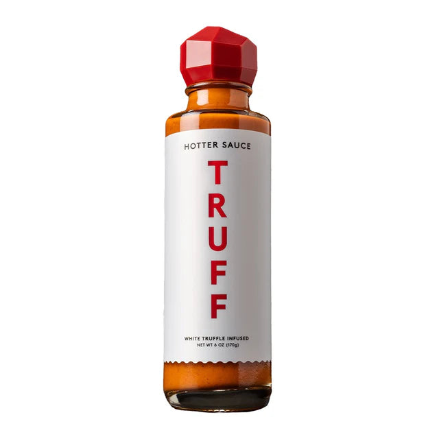 Truff TRUFF Sauce (Bilingual) Flavour: White Truffle Hotter Sauce
Container Size: 170 g Case of 6