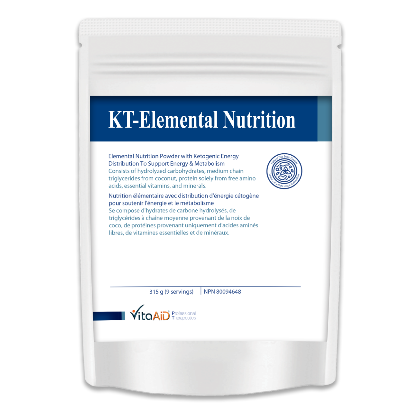 VitaAid Keto-Elemental Nutrition (Thai) (9 Servings) 315g