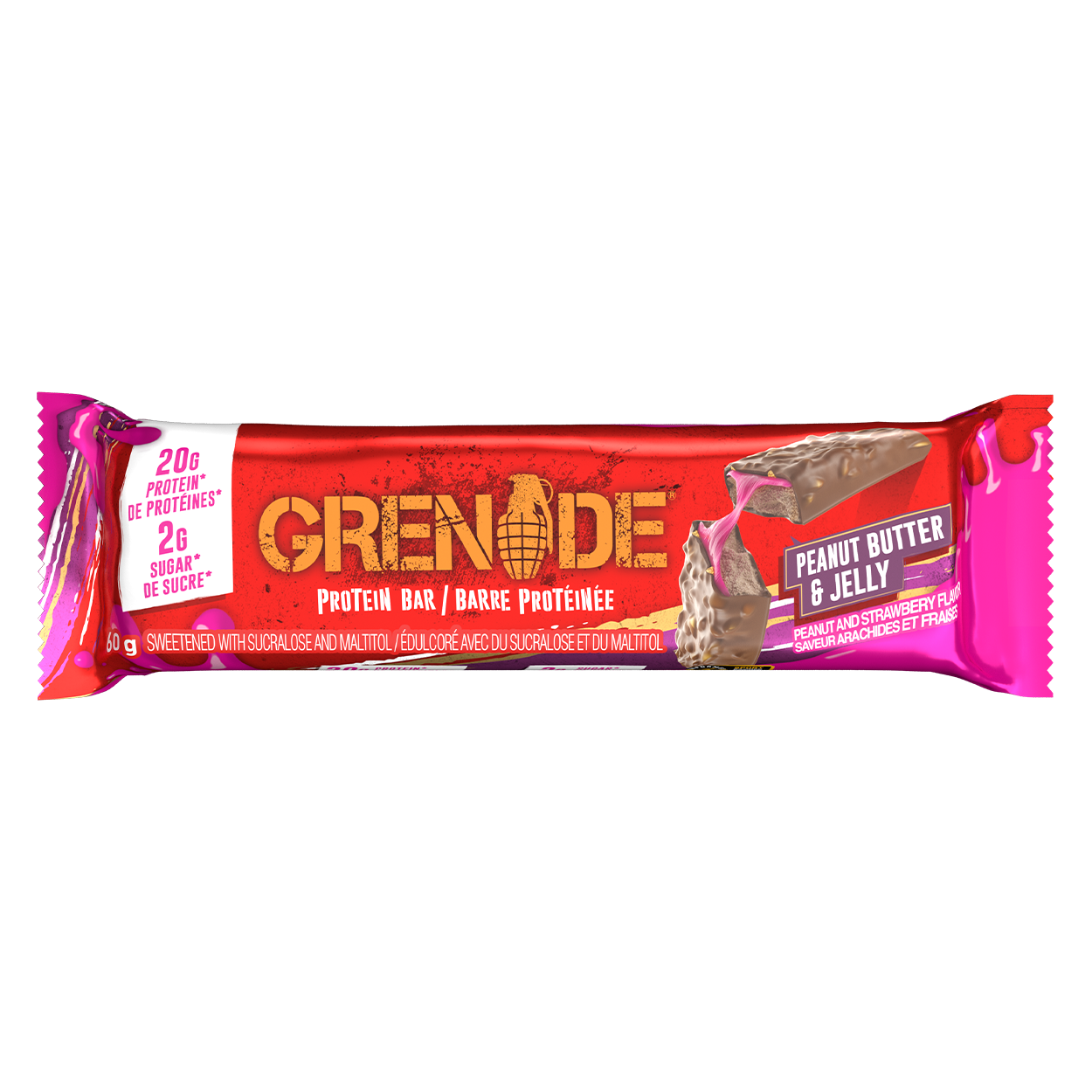 Grenade - PROTEIN BAR - Peanut Butter & Jelly (1 bar)
