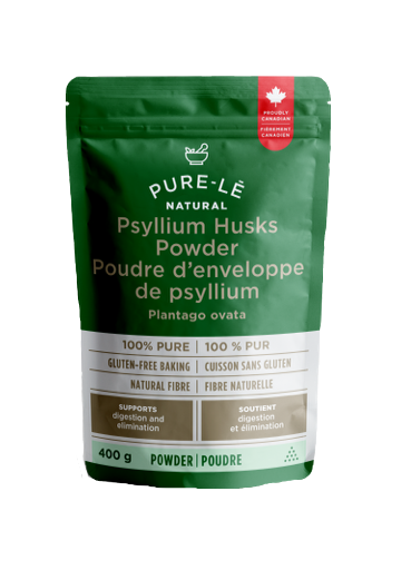 Pure-l? Pure-l? Natural Powder Psyllium Husk Container Size: 400 g Each