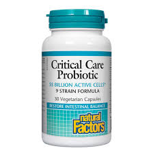 Natural Factors   Critical Care Probiotic 100 Billion Live Probiotic Cultures   30vcaps