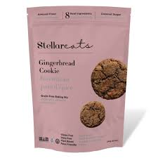 Stellar Eats Stellar Eats Baking Mix Flavour: Gingerbread Cookie Grain Free Mix
Container Size: 241 g Case of 6