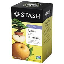 STASH TEA Premium Green Tea & White Tea Blends STASH TEA Premium Green Tea & White Tea Blends Asian Pear Harmony 18bg