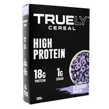 Truely Protein Cereal Blueberry Muffin 200 g - Case of 6
