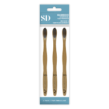 SD NATURALS Bamboo Toothbrush 3pk