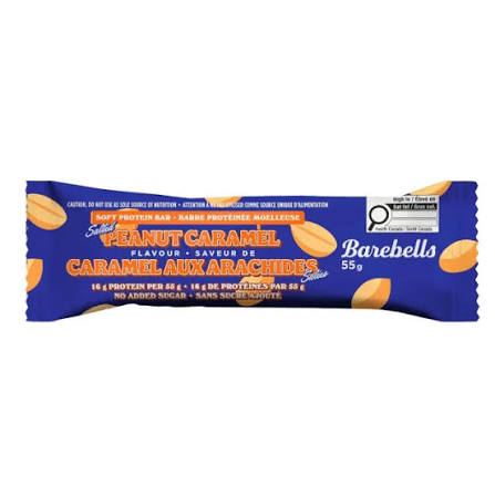 BAREBELLS - BAREBELLS SOFT BAR - SALTED PEANUT CARAMEL - 55g