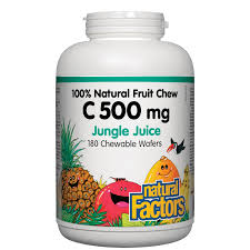 Natural Factors C 500 mg (Jungle Juice) 180 chews