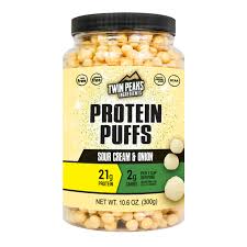 Twin Peaks Twin Peaks Protein Puffs, Sour Cream & Onion, 300g