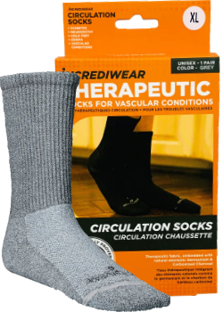 Incrediwear Incrediwear Circulation Socks Crew Colour: Gray
Clothing Size: Extra Large Each
