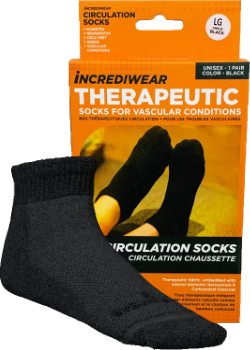Incrediwear Circulation Socks Low Cut Colour: Black
Clothing Size: Large
