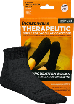 Incrediwear Circulation Socks Low Cut Colour: Black
Clothing Size: Medium