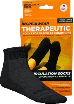 Incrediwear Circulation Socks Low Cut Colour: Black
Clothing Size: Small