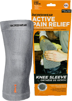 Incrediwear Incrediwear Sleeves Knee Colour: Gray
Clothing Size: Double Extra Large Each