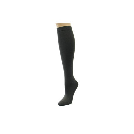 Incrediwear women dress sock Crew - charcoal SM