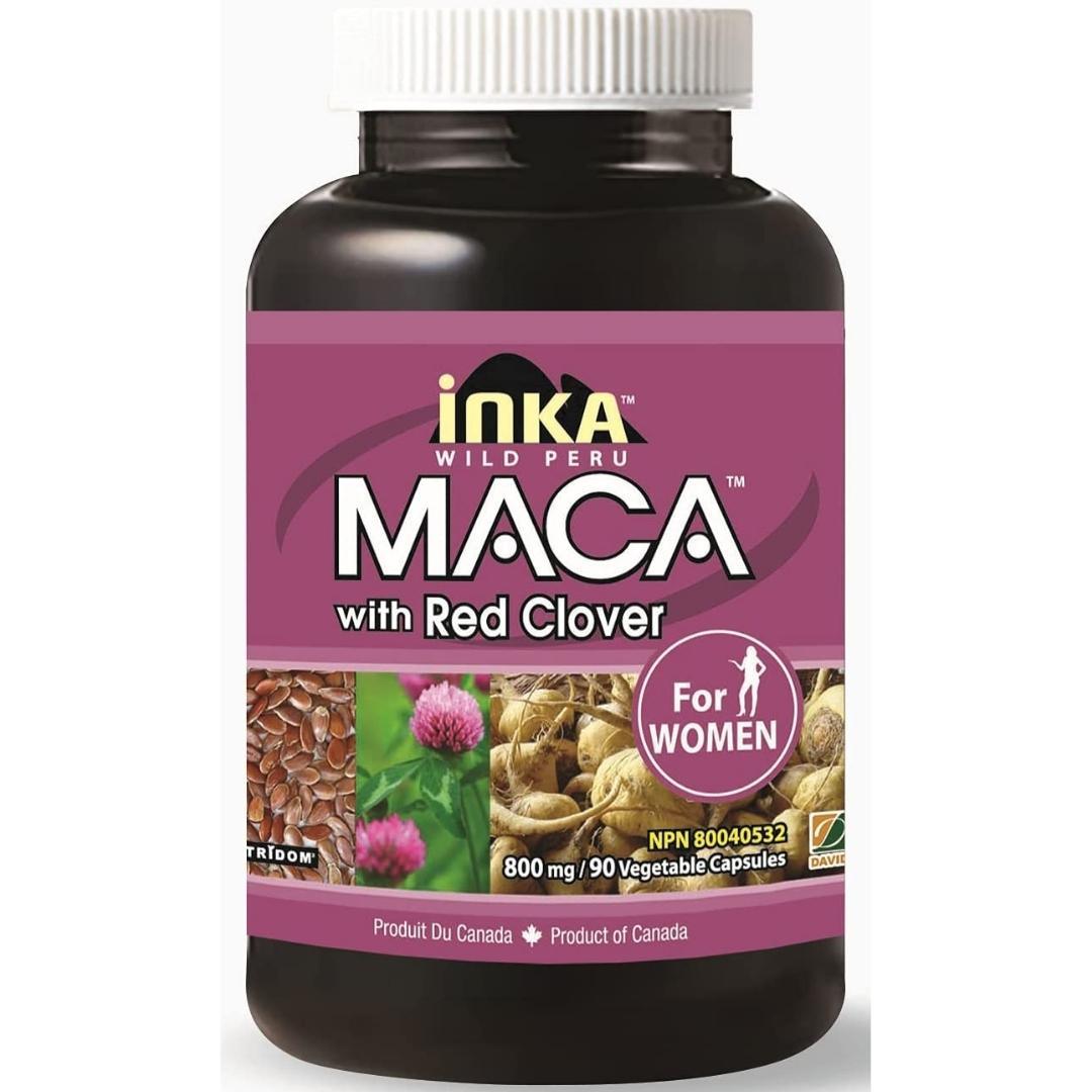 INKA MACA®(Peru Maca) Maca with Red Clover for Women 90 Vcaps G**