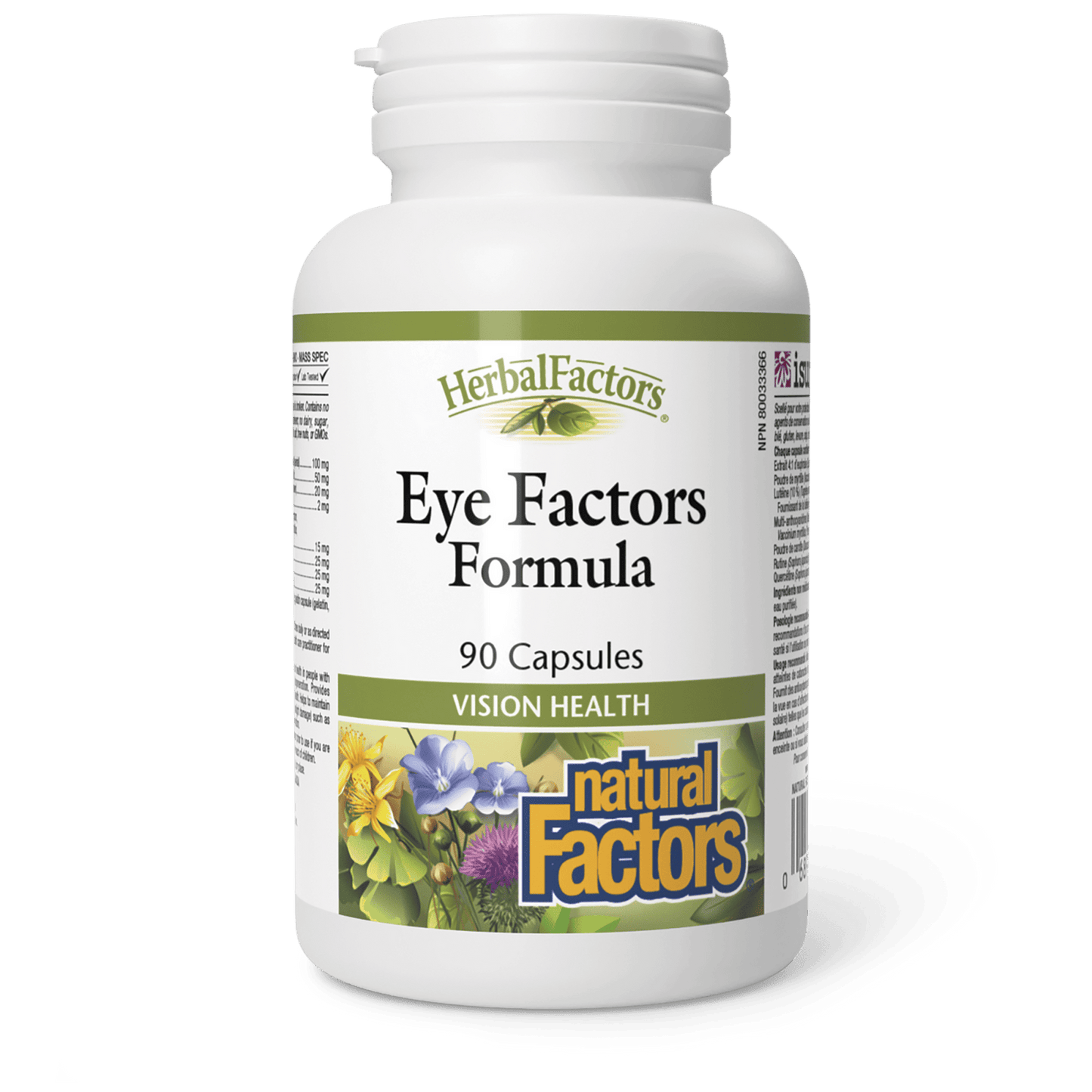 Natural Factors   Eye Factors Formula, HerbalFactors®   90 capscaps